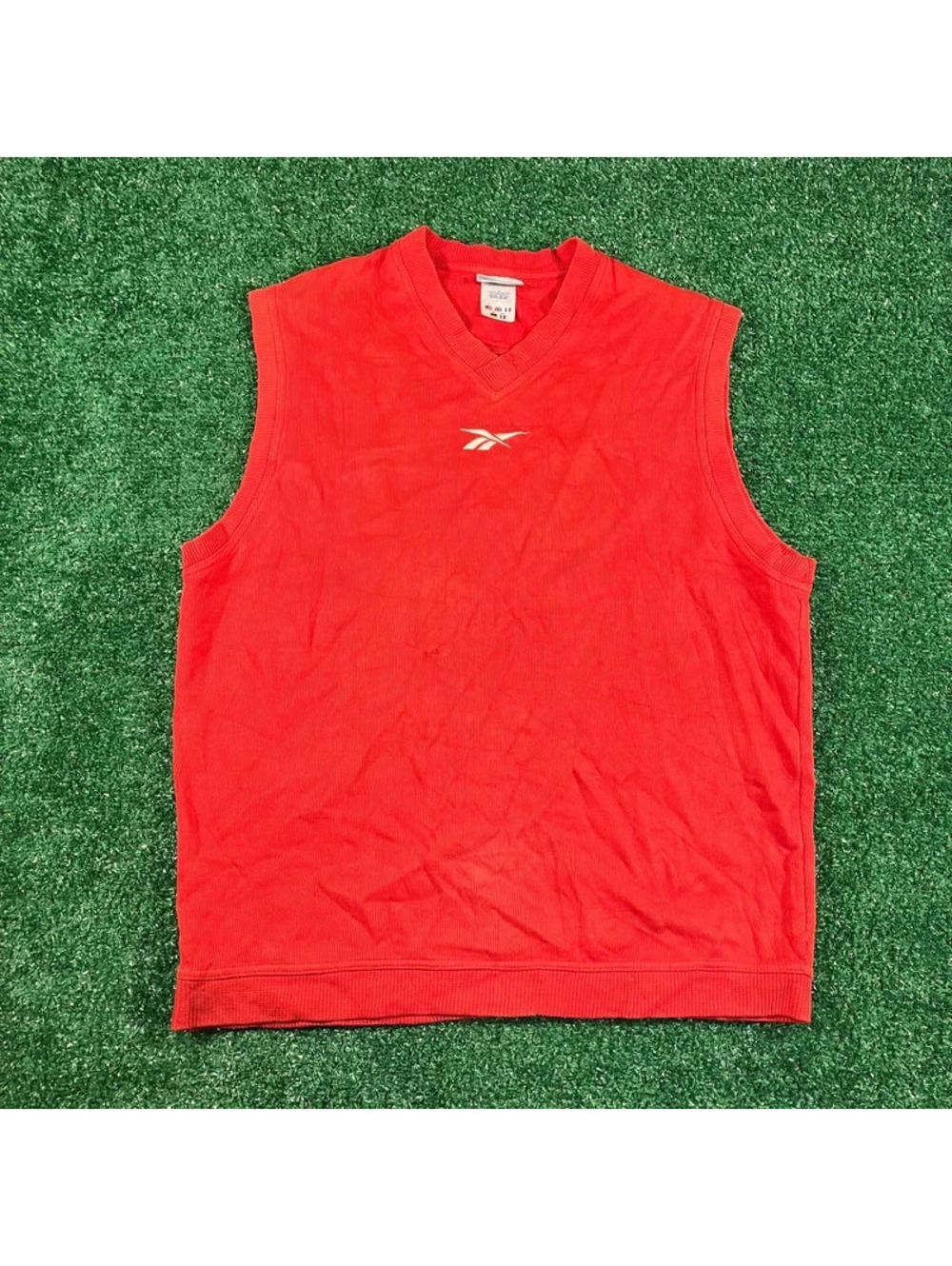 Y2K retro Reebok sweater vest size large medium mens